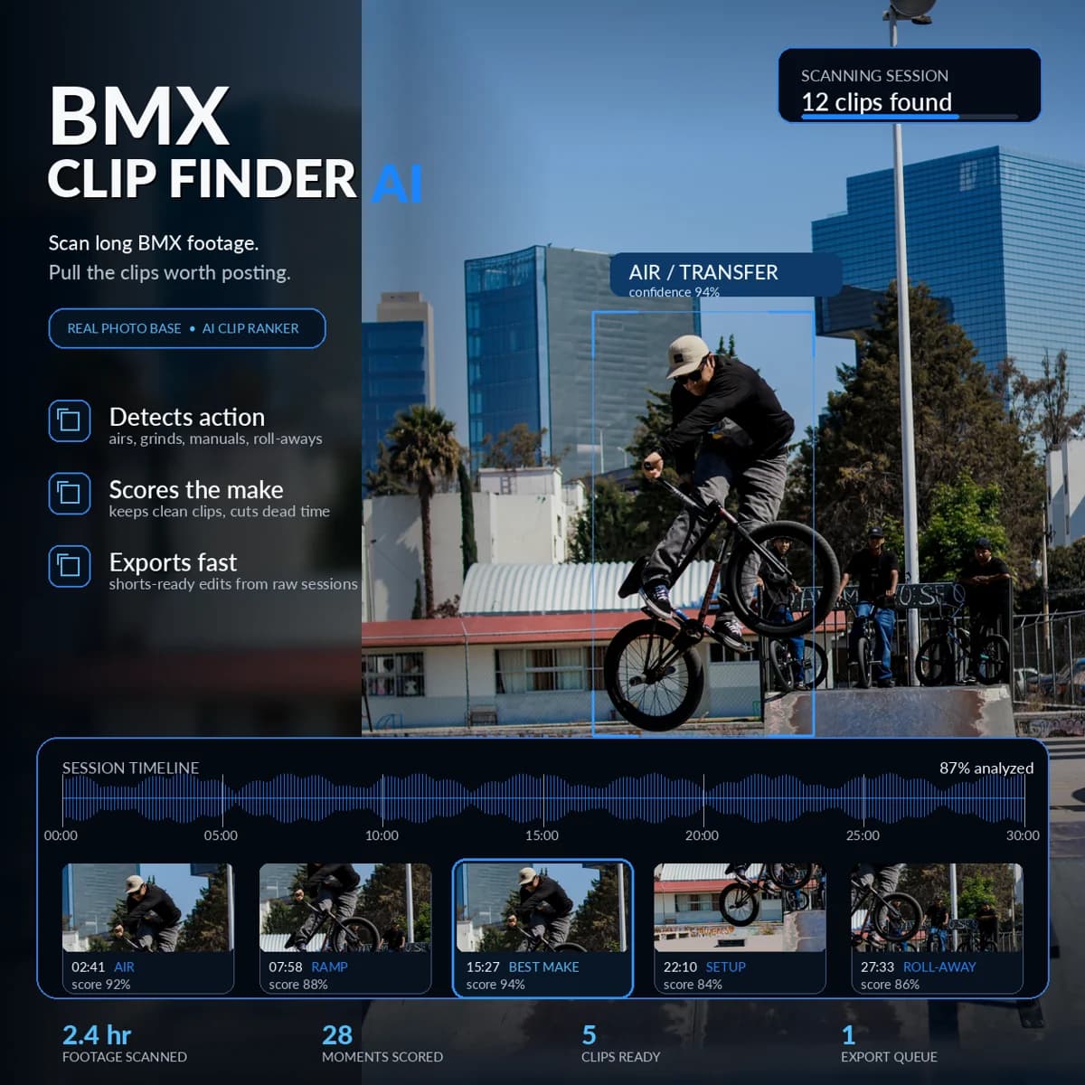 How to Automate BMX Video Editing with AI (Find Every Clip Automatically)