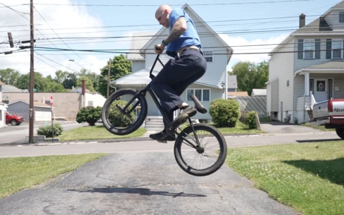 How to 360 a BMX Bike